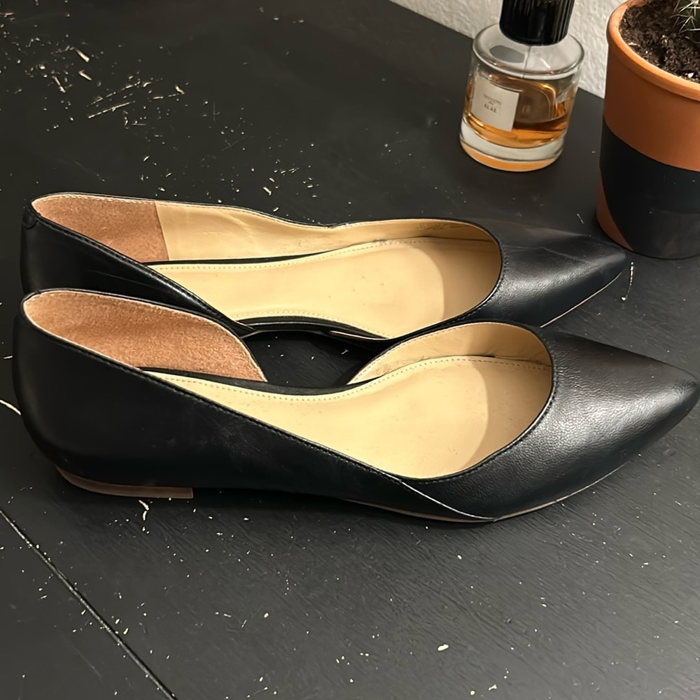 Mark Fisher Sunny D’orsay Flats Black Size 8
